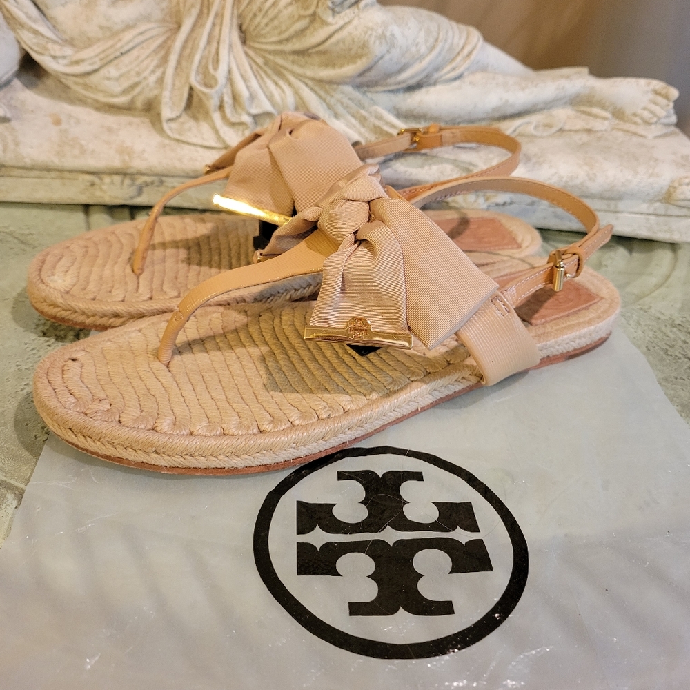 Tory Burch Penny Flat Espidrilles 111 - Picture 2 of 14